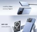 REMAX RPP-109 Vocard Pro Series Ultra Slim 20W PD Magnetic Wireless Metal Body 10000mAh Power Bank - Grey.