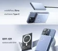 REMAX RPP-109 Vocard Pro Series Ultra Slim 20W PD Magnetic Wireless Metal Body 10000mAh Power Bank - Grey. 