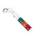 Industrial Warning Lamp, DC24V Red Yellow Green Strong Brightness Signal Tower Light 2 Modes 3 Tier Low Power Consumption with Buzzer for Machine Tool. 