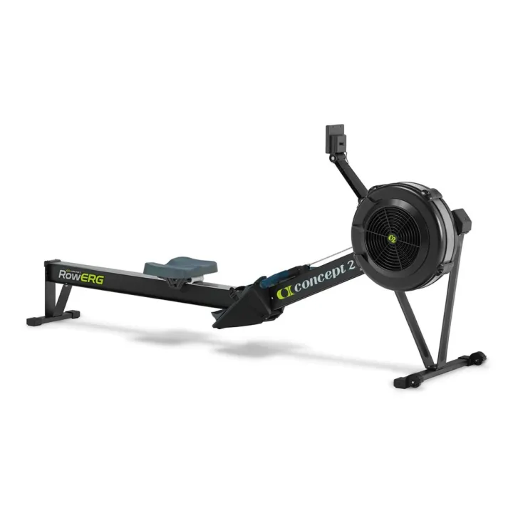 Oma Concept 2 Row Erg with Adjustable Footrests and Ergonomic Handle Rowing Machine Cardio Equipment - (Black)