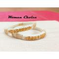 White Shakha Pola Bangles for Women Sorno Lota Design , Party , Wedding , Anniversary , Durga Puja & All Time Use Shakha Bangles.. 