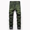 Jeans Denim Men 2022 New Green Stretch Plus Size Casual Straight Fashion Classic High Quality Pants.