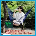 Premium Handmade Dolna Hammock – Nylon & High-Quality Yarn, 7.5ft+ Length, Strong & Comfortable.