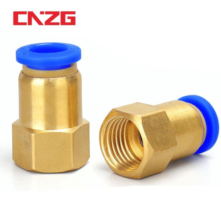 PCF Pneumatic Quick Connector Air fitting 1/8" 3/8" 1/2" 1/4 BSP Female Thread For Pipe 4mm 6mm 8mm 10mm 12mm