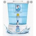 Gold Plus Gravity Based UF Water Purifier 20L - White and Sky Blue. 