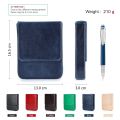 Handmade Vintage Leather Pen Case Box 6 Slots Pens Holder Organizer For Men Office Boy Girl School Pouch Cowhide Pencil Bag.