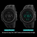 （COD Available)SKMEI 1251 Men Fashionable Outdoor 50m Waterproof Sports Digital Watch with PU Watchband. 