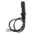 DC 110V 0.5A Water Level Sensor Horizontal Float Switch Pool Tank Black. 