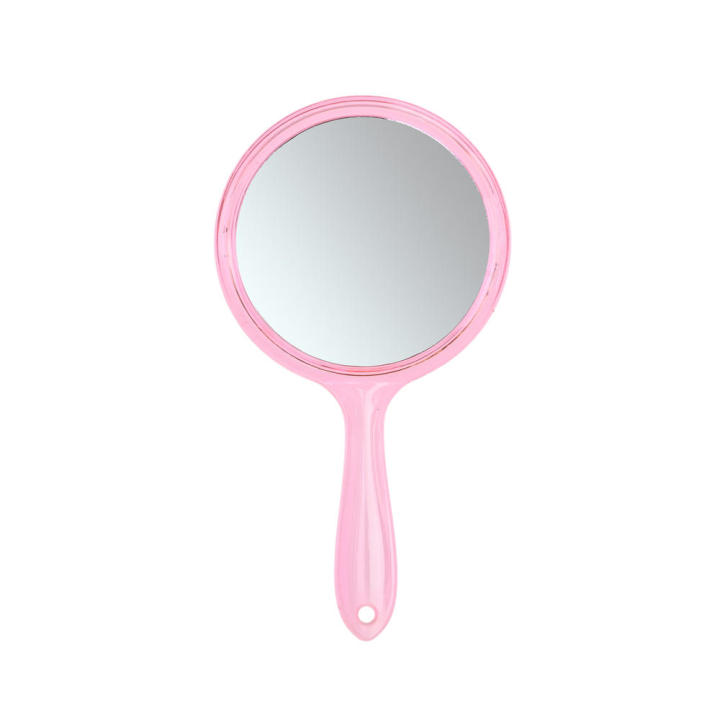 Transparent%20Hand%20Mirror%20Rounded%20Shape%20Makeup%20Mirror%20Hand%20Mirror%20Double-Sided%20Handheld%20Mirror%201X/3X%20Magnifying%20Mirror%20with%20Handle%20-%20Image%208
