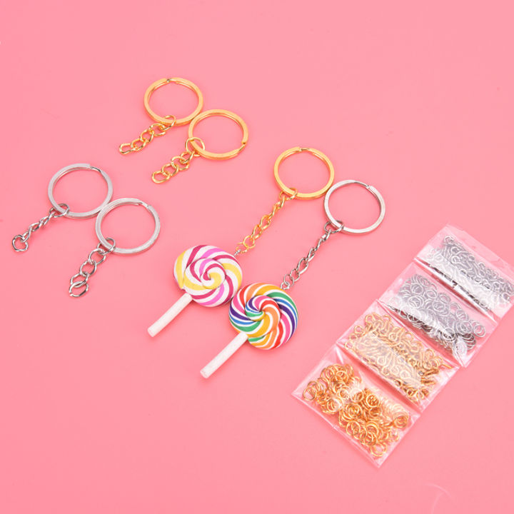 220%20Pcs%20Key%20Ring%20with%20Chain%20Jump%20Rings%20Screw%20Eye%20Pins%20Set%20for%20Resin%20DIY%20Crafts%20Nicle%20-%20Image%204