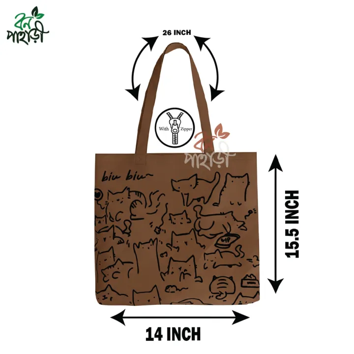Trendy%20Top%20Handle%20Cute%20cat%20Design%20White%20Color%20Tote%20Canvas%20Bag%20Shopping%20Bag%20/%20College%20/%20University%20Bag,%20Tote%20Bag,%20Canvas%20Bag%20with%20Zipper%20and%20Free%20Pouch,%20pencil%20bag,%20cosmetic%20bag%20-%20Image%208