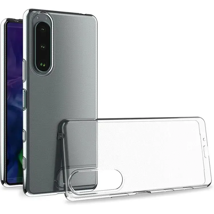 KARTXITAI Cover Compatibile con Sony Xperia XZ2 Compact Custodia Trasparente Slim in Silicone TPU con Assorbimento degli Urti e Anti-Graffio-Farfalla blu