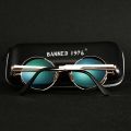 2021 HD Polarized Round Metal Sunglasses UV400 Men's Sun glasses Feminin Women's Vintage Gafas De Sol Metal Goggles With box. 