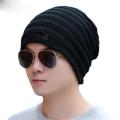 Black Woolen Winter Cap For Men - Cap For Men. 
