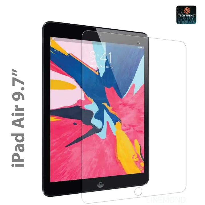 For Apple iPad 2/3/4 (9.7 Inches) 2.5D Round Corner ARC EDGE Tempered Glass Screen Protector for iPad 2/3/4