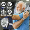 Hearkent Pedometer Watch Men Digital Waterproof Sport Watches Step Calories Counter for Walking Tracker Back Light Display Reloj.
