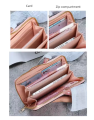 Korean Style Long Wallet for Women – Multifunction Phone-Purse & Card Holder Clutch – Premium Multi‐Compartment Hand Purse.