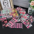 24pcs/box Candy Kids False Nail Cartoon Full Cover Press On Nails Tips Kawaii Acrylic Artificial Fingernails for Girls.