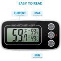 LKPCIGCXM Fridge Thermometer, Digital Refrigerator Thermometer Waterproof Fridge Freezer Thermometer Monitor for Home 1Pcs. 