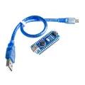 NANO Arduino Nano R3 ATMEGA328P Microcontroller With USB Cables Arduino NANO V3.0 Development Board Compatible Model Electronics Circuitry & Parts. 