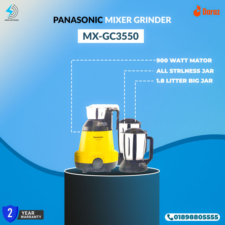 Panasonic%20MX-GC3550%20Mixer%20Grinder%20%E2%80%93%20900%20Watts%20(White)%20Powerful%20Performance,%20Elegant%20Design(Coral%20Blue)%20-%20Image%202