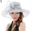 Women's Summer Church Kentucky Derby Cap British Tea Party Wedding Hat. 