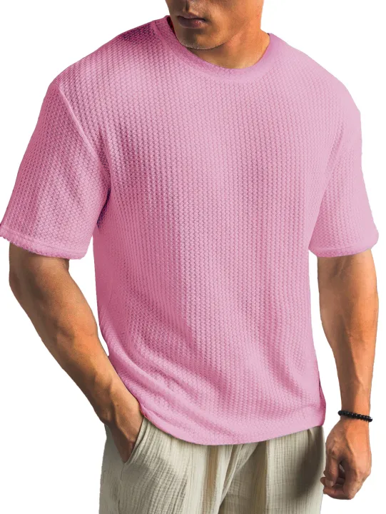 Plus%20Size%205XL%20Men%20Fashion%20Basic%20Tops%20Round%20Neck%20Knitted%20T-shirt%202024%20New%20Summer%20Casual%20Pullovers%20Mens%20Simple%20Ruched%20Tees%20Shirt%20-%20Image%207