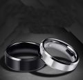 Titanium Steel Finger Rings Set For Man  Silver Gold Black Blue Titanium Steel Ring. 