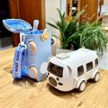 Car Drink Cup Portable Student Cup With SH Cute Water Bottle 17oz MA 500ml/Card Color BPA Free Kids Soft Straw Cup Baby Bus. 
