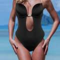 U Plunge Bodysuit Women Tummy Control Backless Body Shaper for Party Beach 32. 