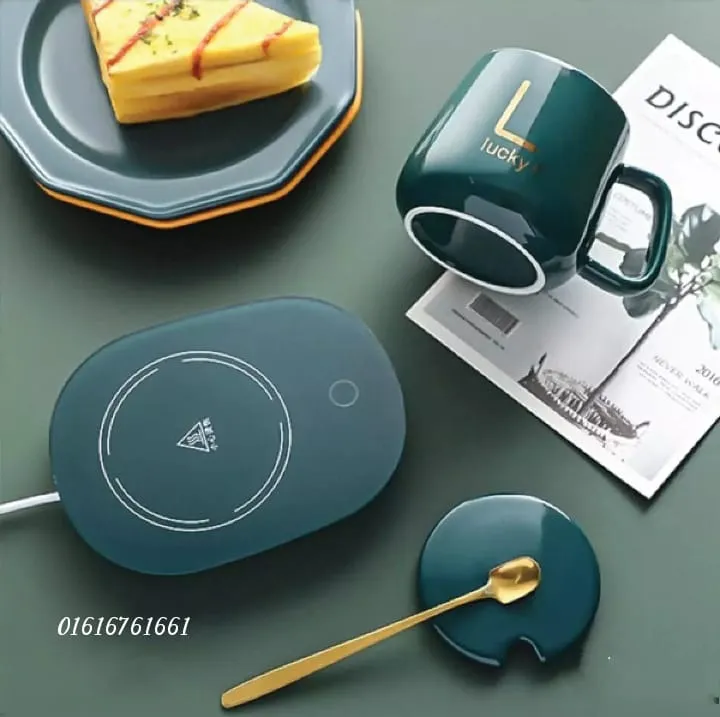 Sweet%20Life%2055%20Degree%20Constant%20Ceramic%20Coffee%20Cup%20Mug%20With%20Heating%20Pad%20Set%20-%20Coffee%20Mug%20-%20Image%204