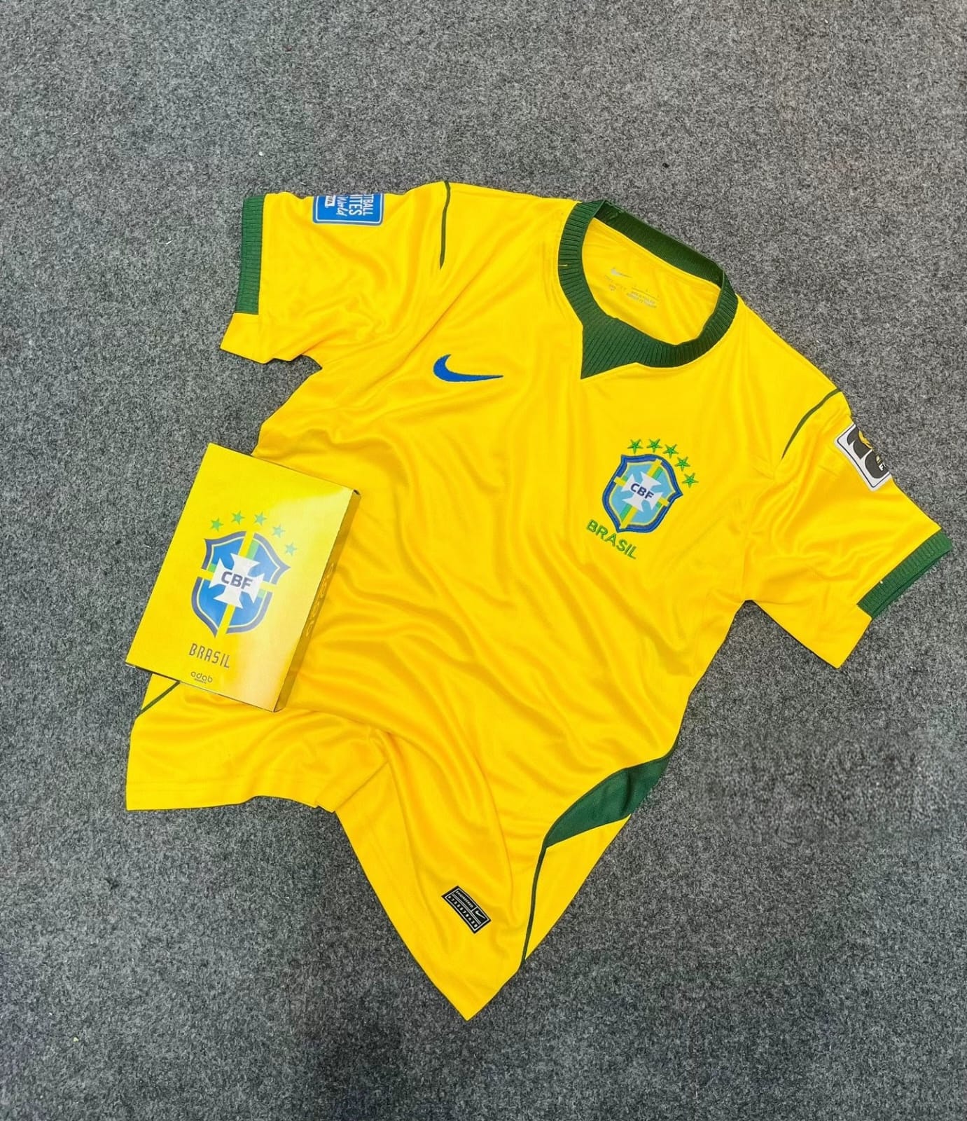 Brazil 2026 home football jersey.