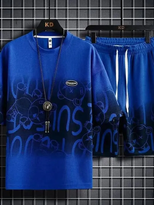Summer%20%20New%20Printed%20Combo%20Haf%20T-Shirt%20&%20%20Short%20Pant%20For%20Men%20-%20Image%203