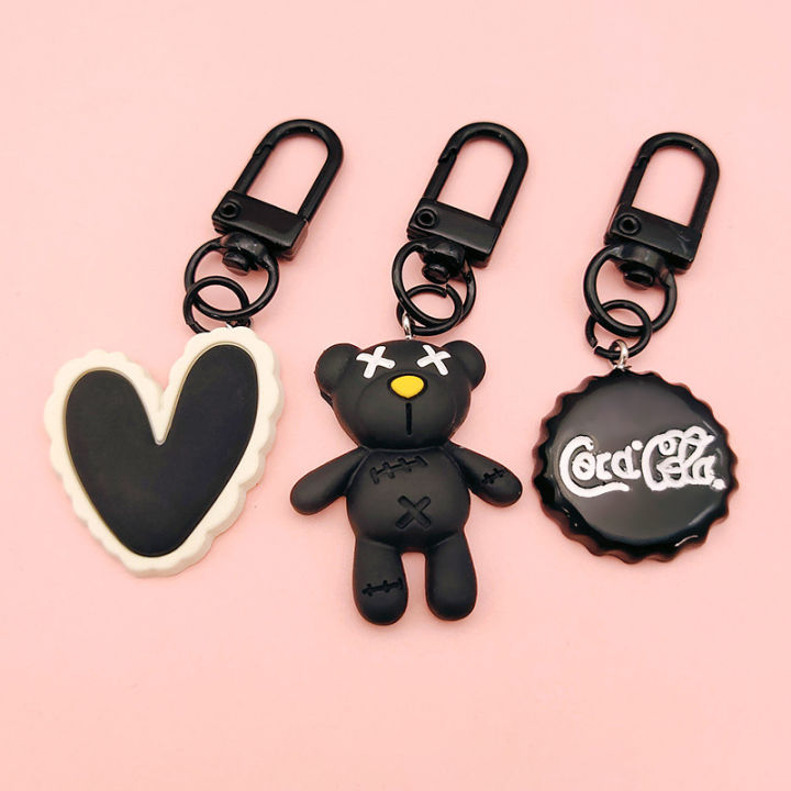 6.3cm/2.48in%20Cool%20Black%20Bear%20Key%20Chain%20Coffee%20Cup%20Bottle%20Cap%20Rabbit%20Pendant%20Car%20Key%20Ring%20Backpack%20Charms%20Bag%20Decor%20Accessories%20-%20Image%205