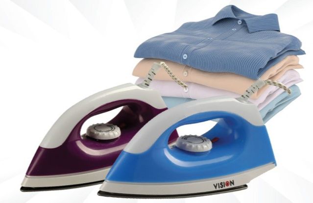 Vision Electric Iron Vis-Dei-007: Iron with Precision - User-Friendly and Easy Maintenance-a Unique Choice