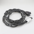 Audiophile AC HiFi Audio Power Cable Silver Plated 8N OCC Main Cord with UK EU US AU Plug. 
