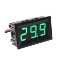 0.56 Inch Green - Electric Vehicle Two-lines DC Voltmeter. 
