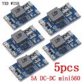 5pcs 5A DC-DC mini560 step-down stabilized voltage supply module output 3.3V 5V 9V 12V Mini 560 DC DC 5V 12V/5A. 