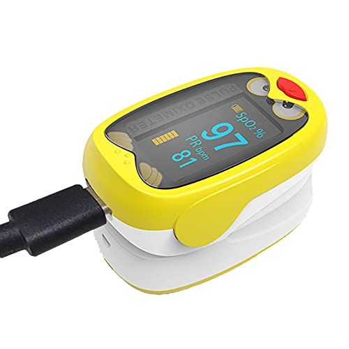 Baby Finger Pulse Oximeter Pediatric Oximeter SpO2 PR OLED Rechargeable