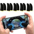 {2pice) Mobile Finger Sleeve With Logo/Press Trigger Game Controller Sweatproof Gloves for Mobile Gaming / Finger Sleeves With Logo. 