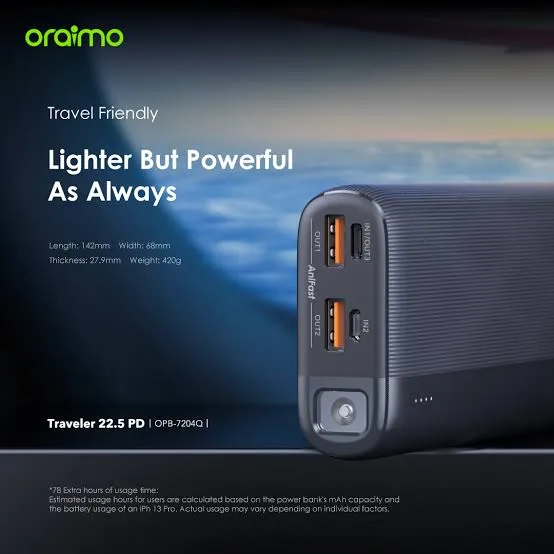 Oraimo%20Traveler%2012W%2020000mAh%20Fast%20Charging%20Power%C2%A0Bank%20By%20Niccomart%20-%20Image%205