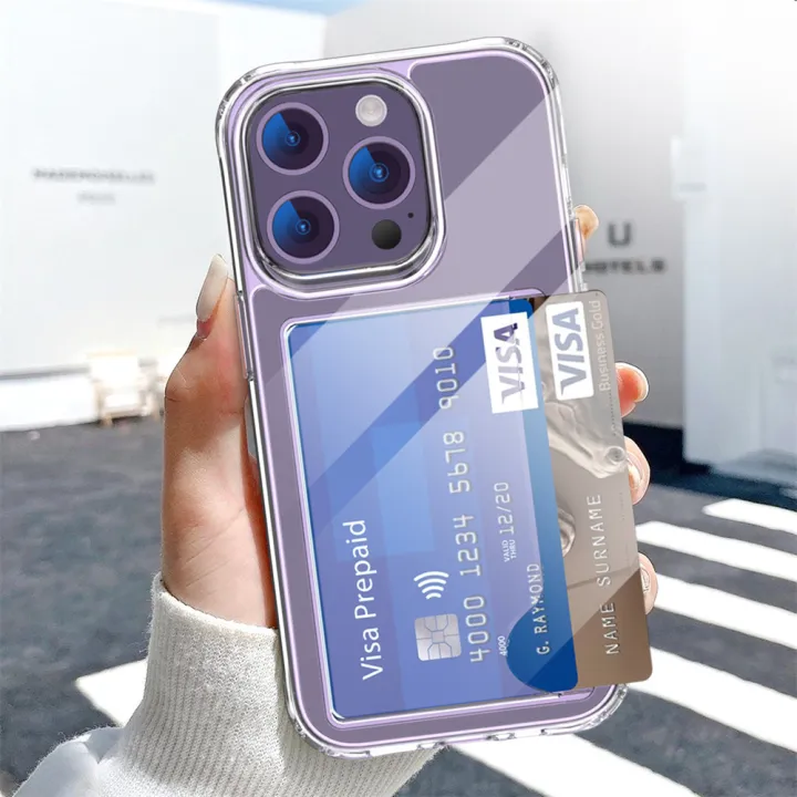 Luxury%20Transparent%20Wallet%20Card%20Slots%20Holder%20Phone%20Case%20For%20iPhone%2016%2015%2014%20Pro%20Max%2013%2012%2011%20XR%20X%20XS%208%207%20Plus%20Acrylic%20Clear%20Cover%20-%20Image%207