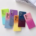 Note20 20ultra 10plus Magnetic Wireless Charge Gradient Case For Samsung Galaxy Note 20 Ultra Note10 10 Plus 5g Silicone Cover.