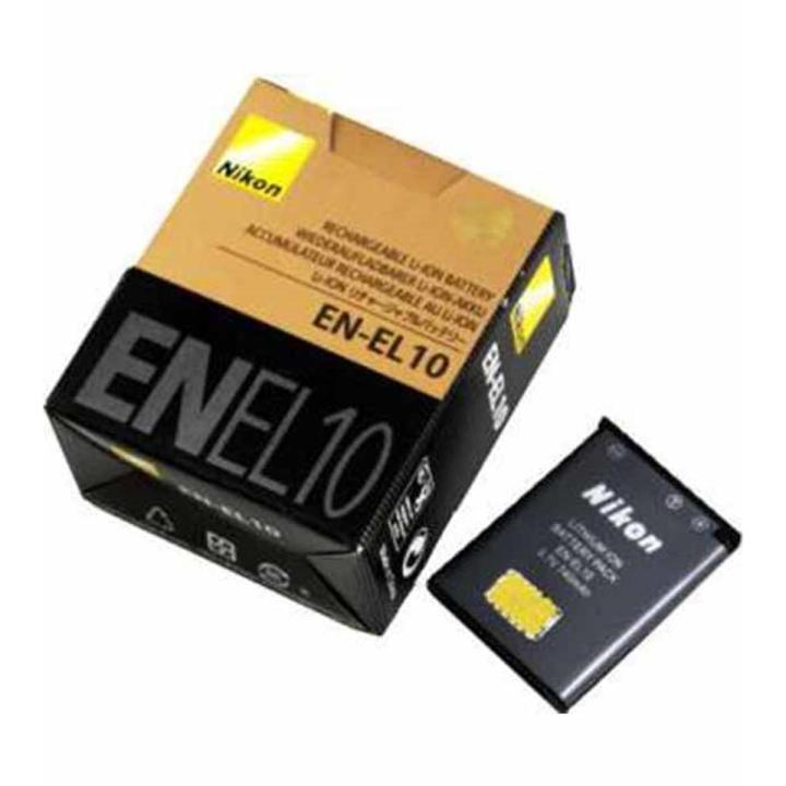 Batteria per Nikon modello EN-EL10, 3,7V, Li-Ion