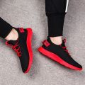 Large Size Summer Lightweight Man Sneakers Boy Sport Sneakers Men Running Shoes Sneakers Black Red Sports Shoes Man Gym GMB-1173 Wearhouse.