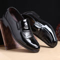 New Spring Men's Business Formal Wear Leather Shoes Breathable Casual Office Work Shoes Trendy Fashion Versatile Men's Shoes. 