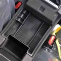 Armrest Secondary Storage Box Pallet Center Console Tray Organizer for Volvo XC60 V60 S60 2009 2010 2011 2012 2013 2014 2015 2016 2017/V60 S60 2018. 