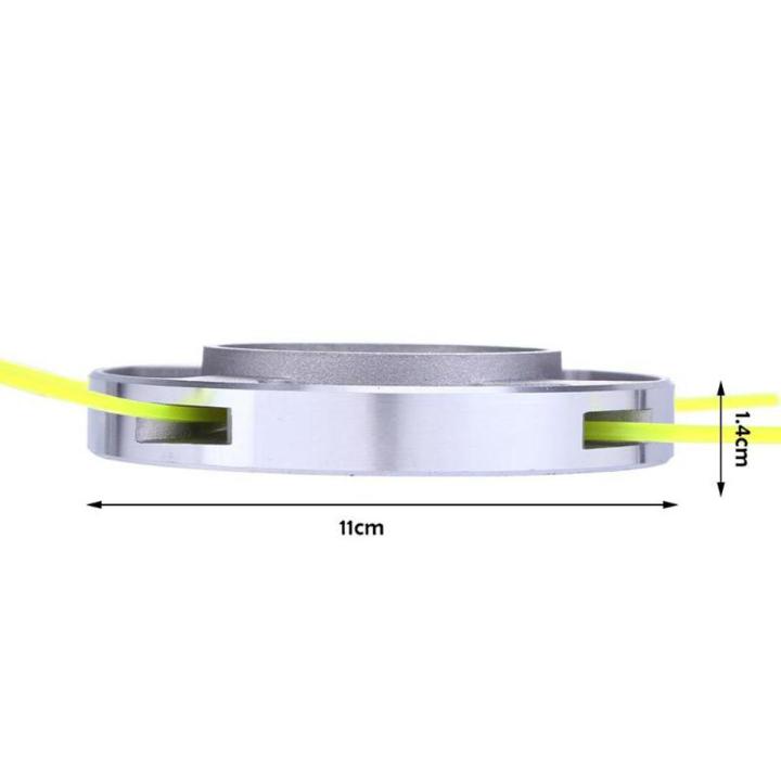 JAERBEE 2X Alloy Head Metal Trimmer Head ,Brush Cutter Replacement Parts Bump Feed Head For Brush Cutter Grass Trimmer