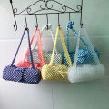 Custom handmade beaded Xiaohongshu Internet celebrity armpit shoulder bag, multi-color acrylic beads, hand-worn beaded bag.