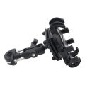 LI Bike Phone Holder, Motorcycle Phone Mount, Handlebar Cell Phone Clamp, Super Stable Rearview Mirror Shock-absorbing Navigation Bracket For 4.7-7 Inch Phones.